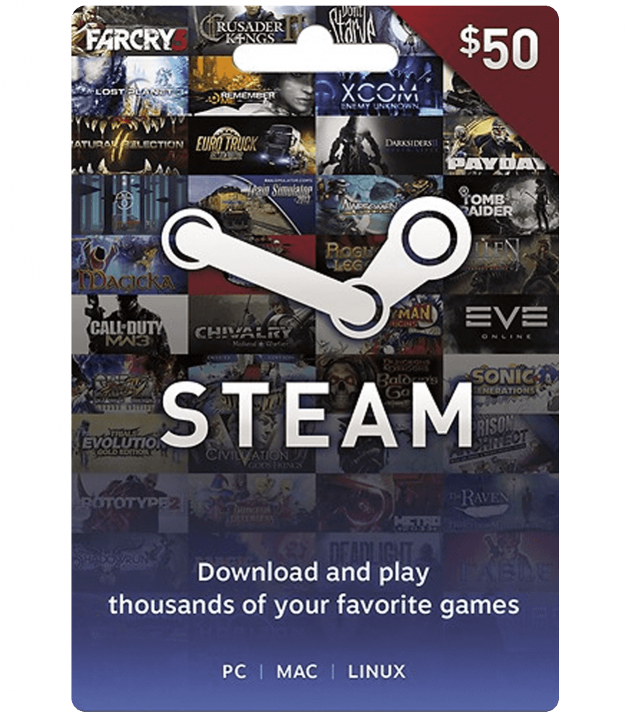 Steam Wallet Code 50$ USD (Nạp được 1215k)